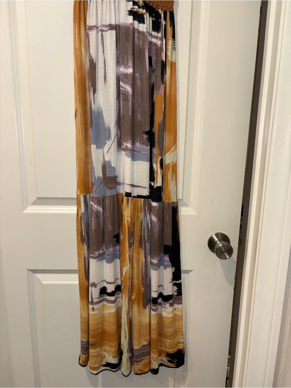 NWOT! MISSONI Multicolor Paint Splash Tiered Sleeveless Maxi Dress Size US 6 - Picture 11 of 14
